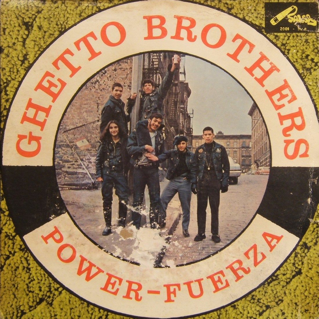 Portada del album Power-Fuerza 1971-Ghetto Brothers -(Salsa Records - SLP 2008) Grabado en Fintone Studio. Producido por Bobby Marin.